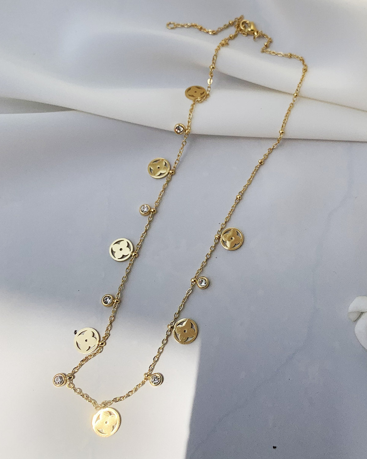 Gold Clover Necklace