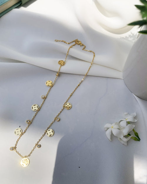 Gold Clover Necklace