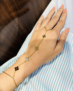 Golden Bloom Hand Chain