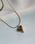 Soft glow Heart Necklace
