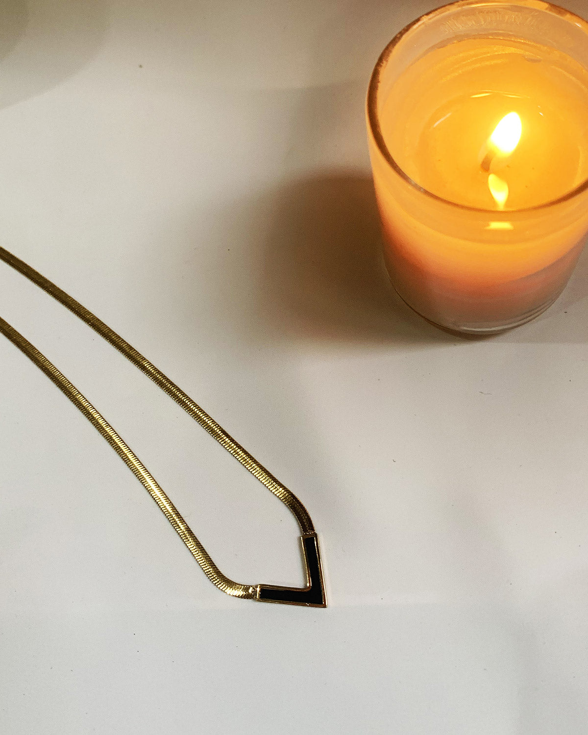 V Pendant Necklace