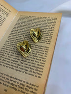 Luxury Gold Shell Stud Earrings for Women