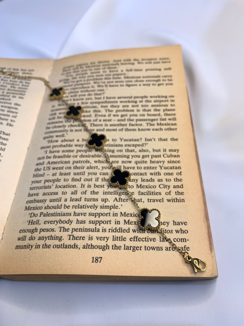 Black Clover Gold Bracelet