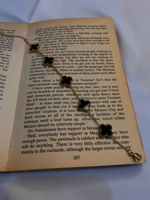 Black Clover Gold Bracelet