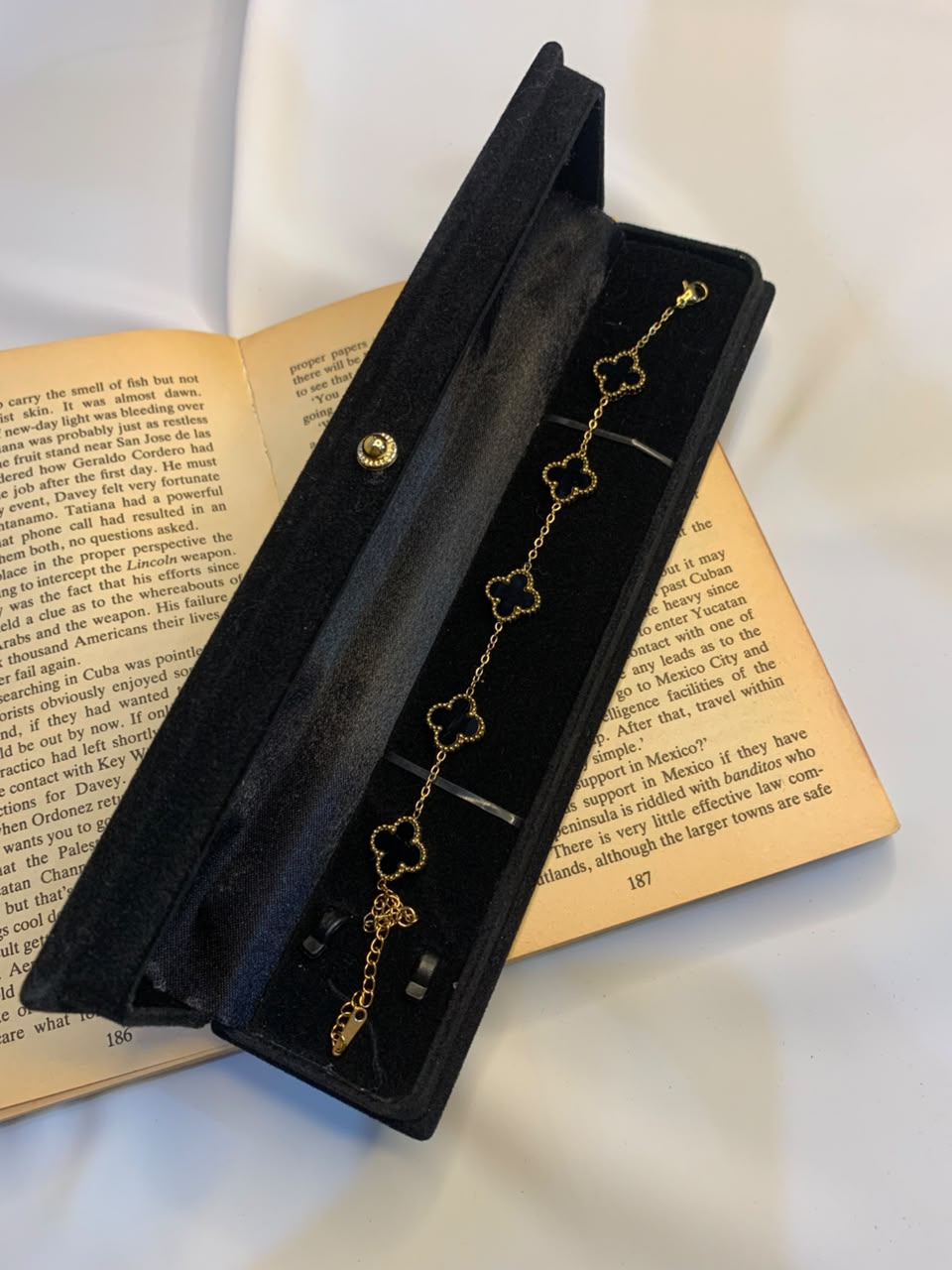Black Clover Gold Bracelet