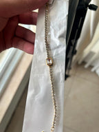 Luxury Crystal Tennis Bracelet for Women | Gold Plated Zircon Stone Bracelet