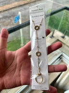 Elegant Gold-Tone Stainless Steel Lariat Bracelets for Women | Tarnish Resistant